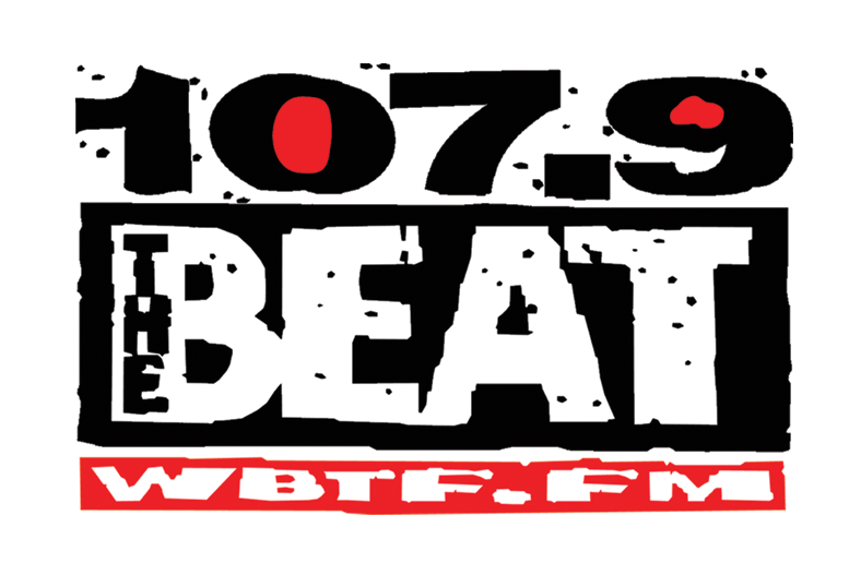 107.9 The Beat radio station logo